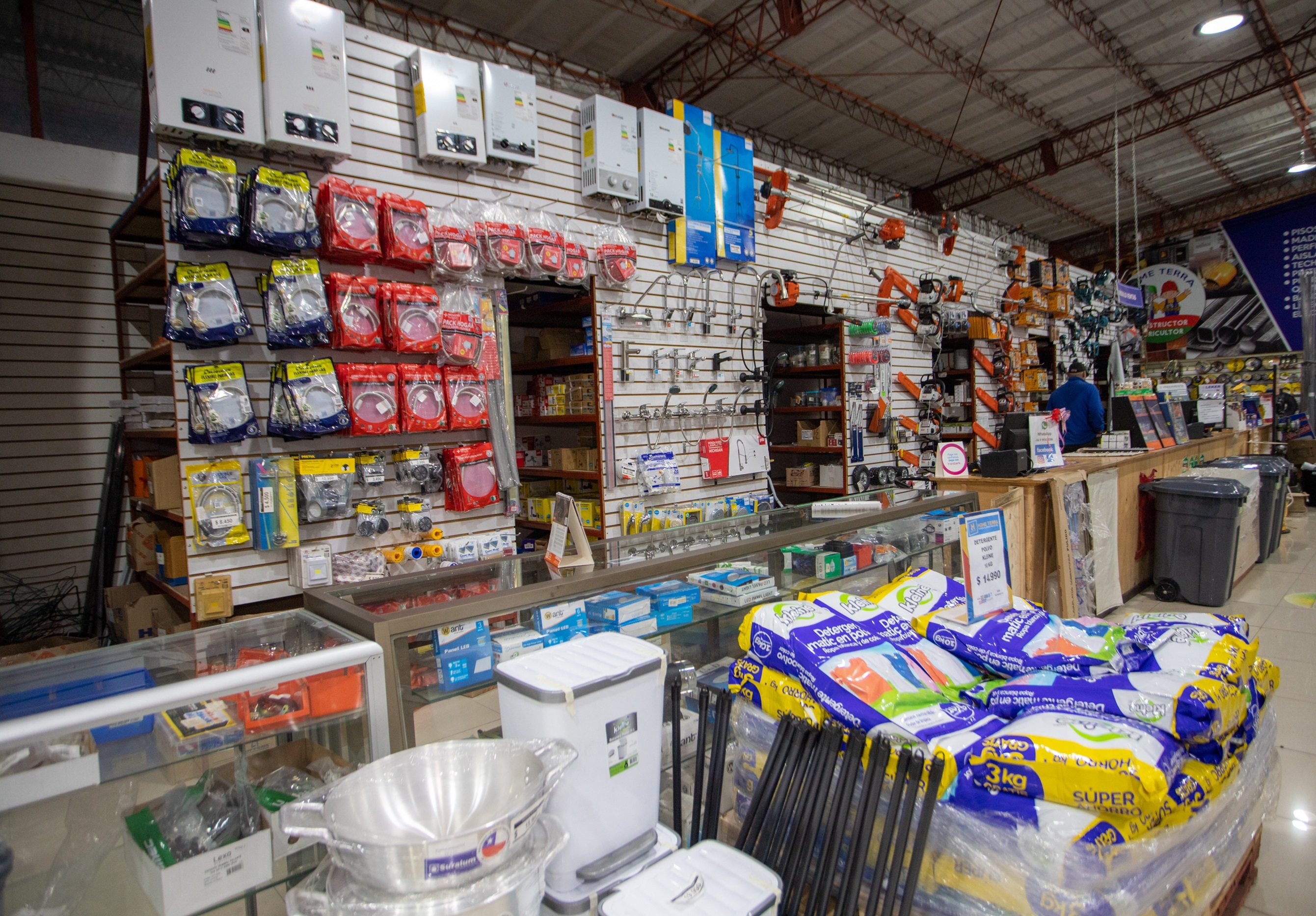 Gran variedad de herramientas.