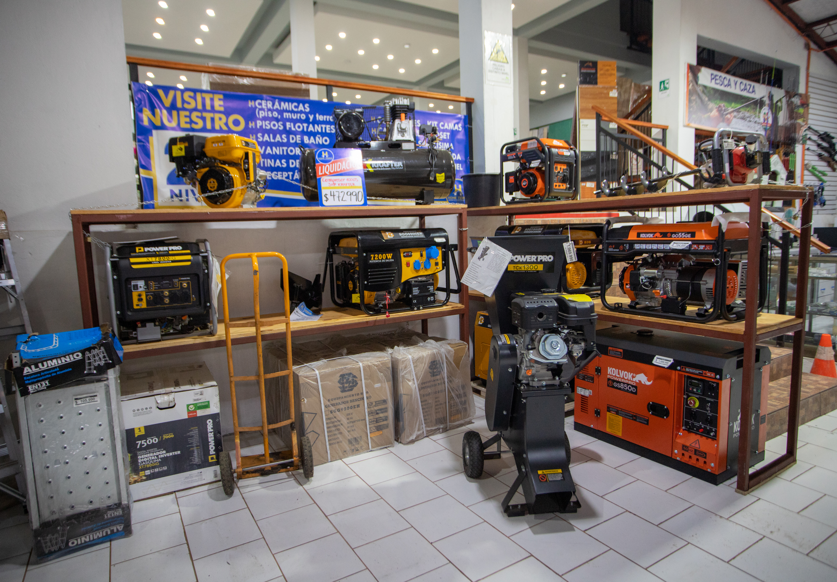 Grupos electrógenos.